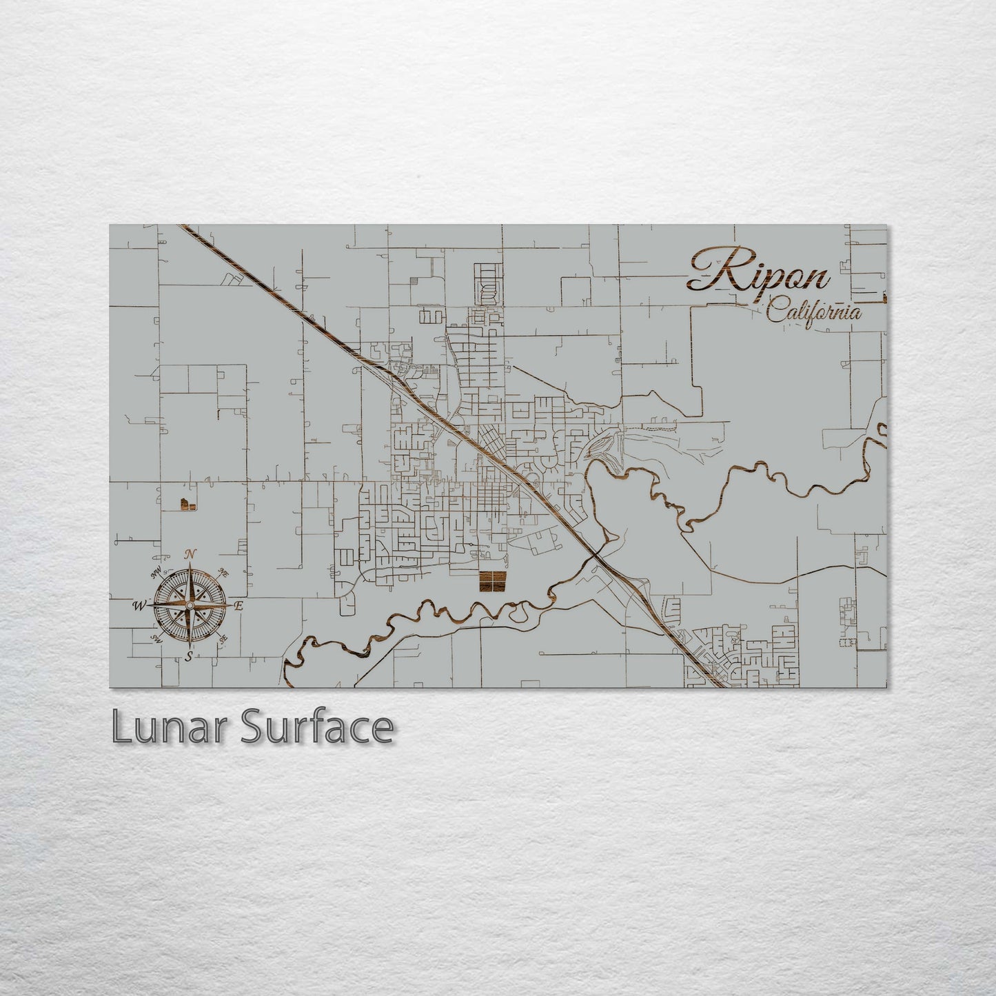Ripon, California Street Map
