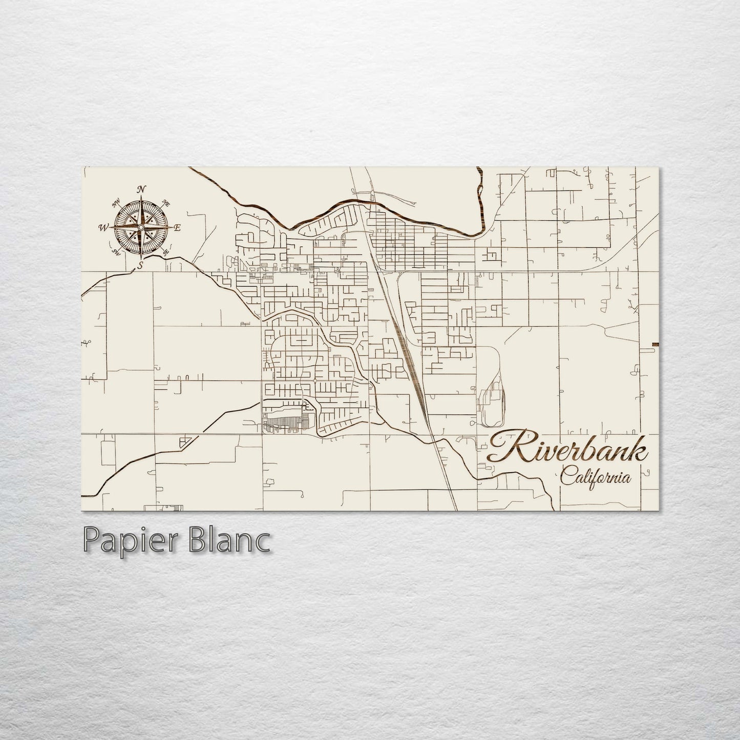 Riverbank, California Street Map