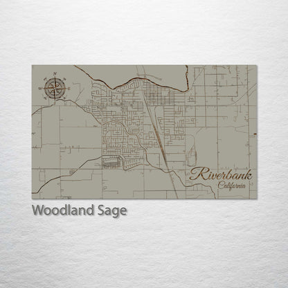 Riverbank, California Street Map