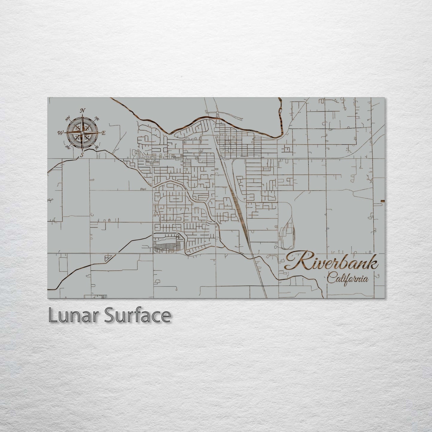 Riverbank, California Street Map