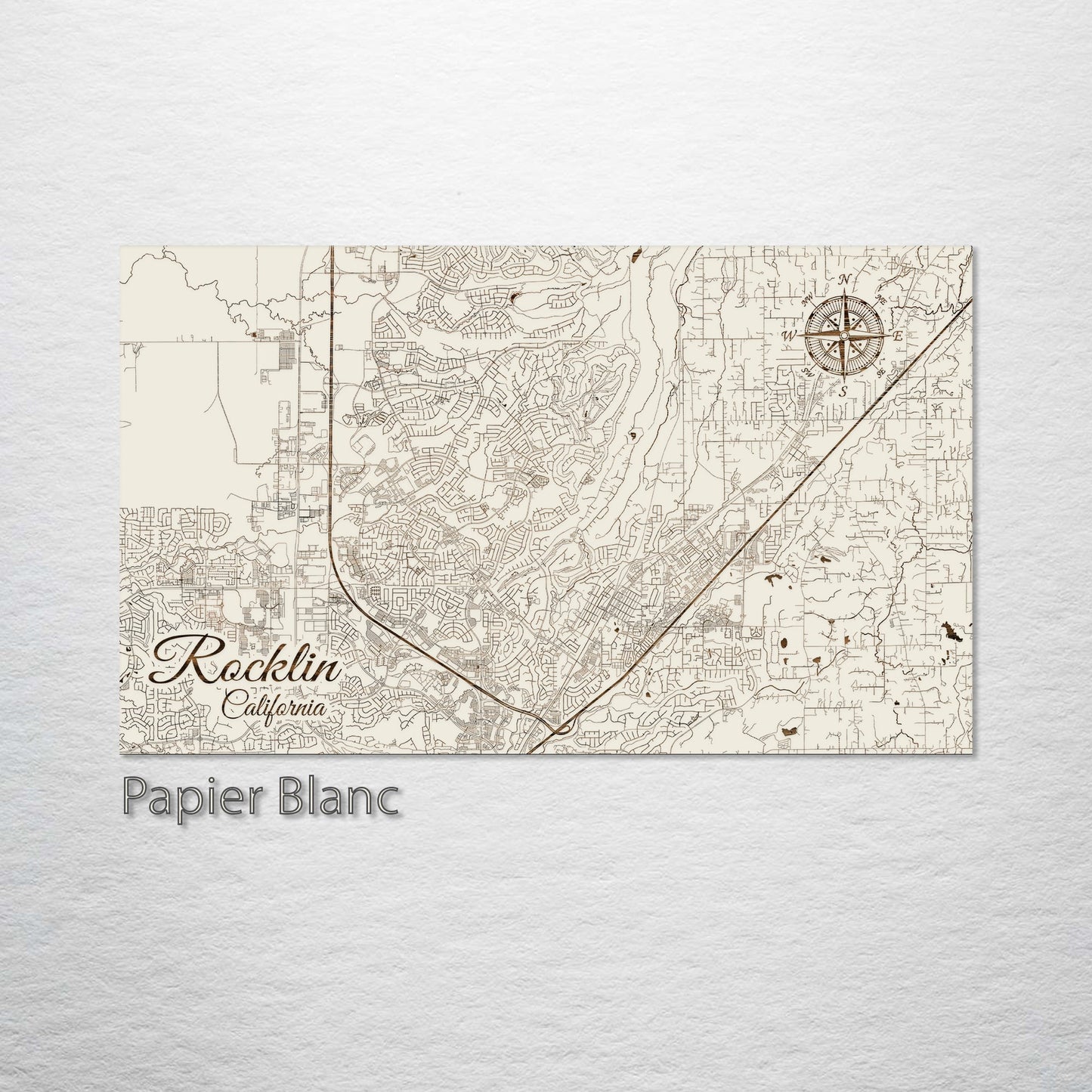 Rocklin, California Street Map