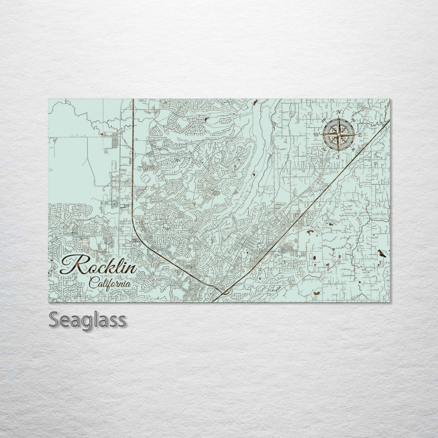 Rocklin, California Street Map