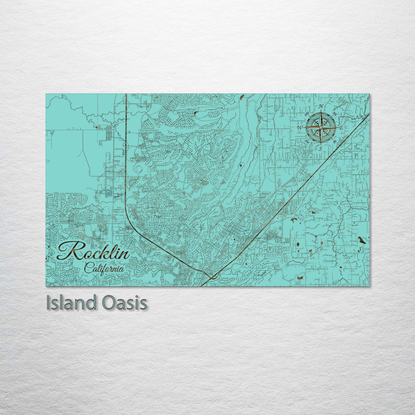 Rocklin, California Street Map