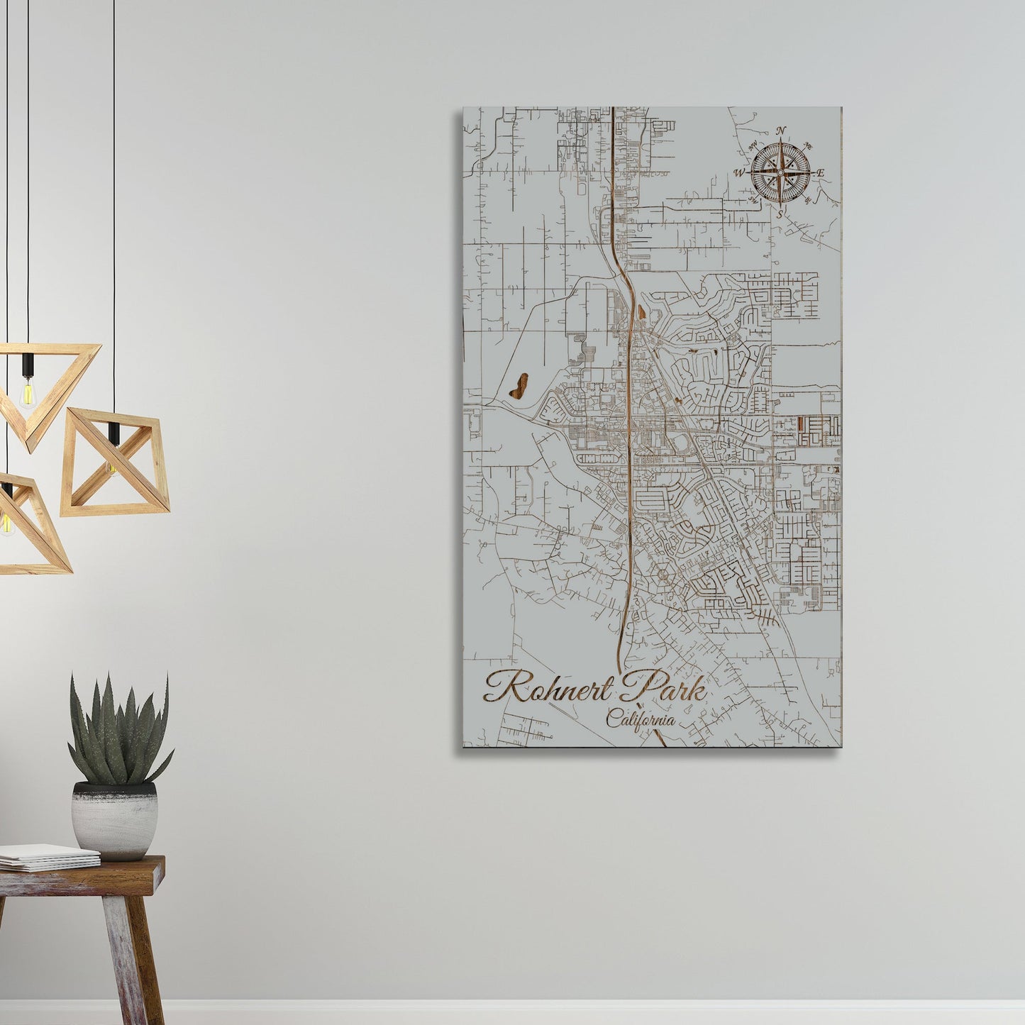 Rohnert Park, California Street Map