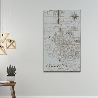 Rohnert Park, California Street Map