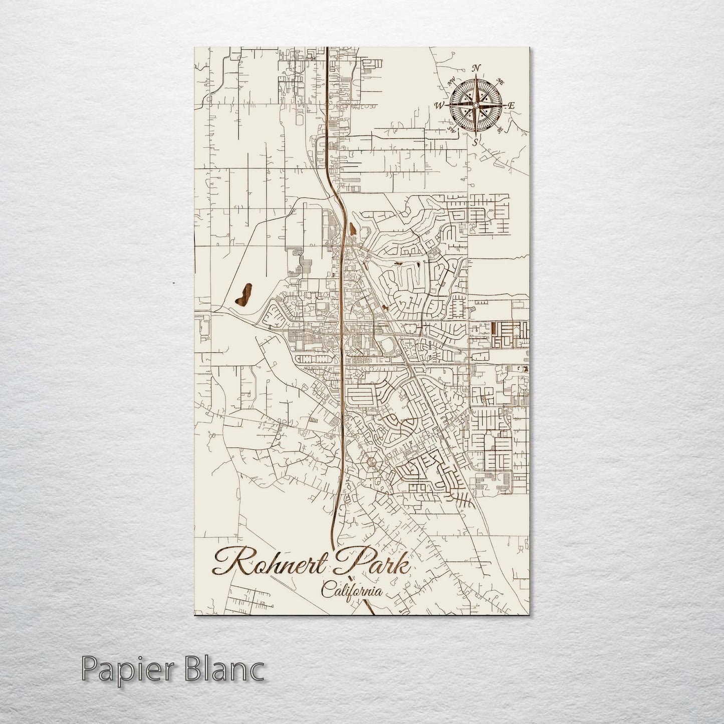 Rohnert Park, California Street Map