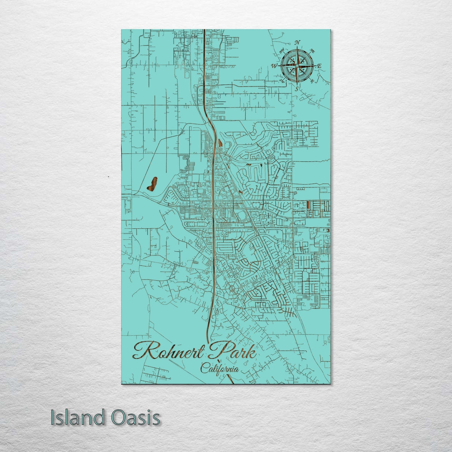 Rohnert Park, California Street Map