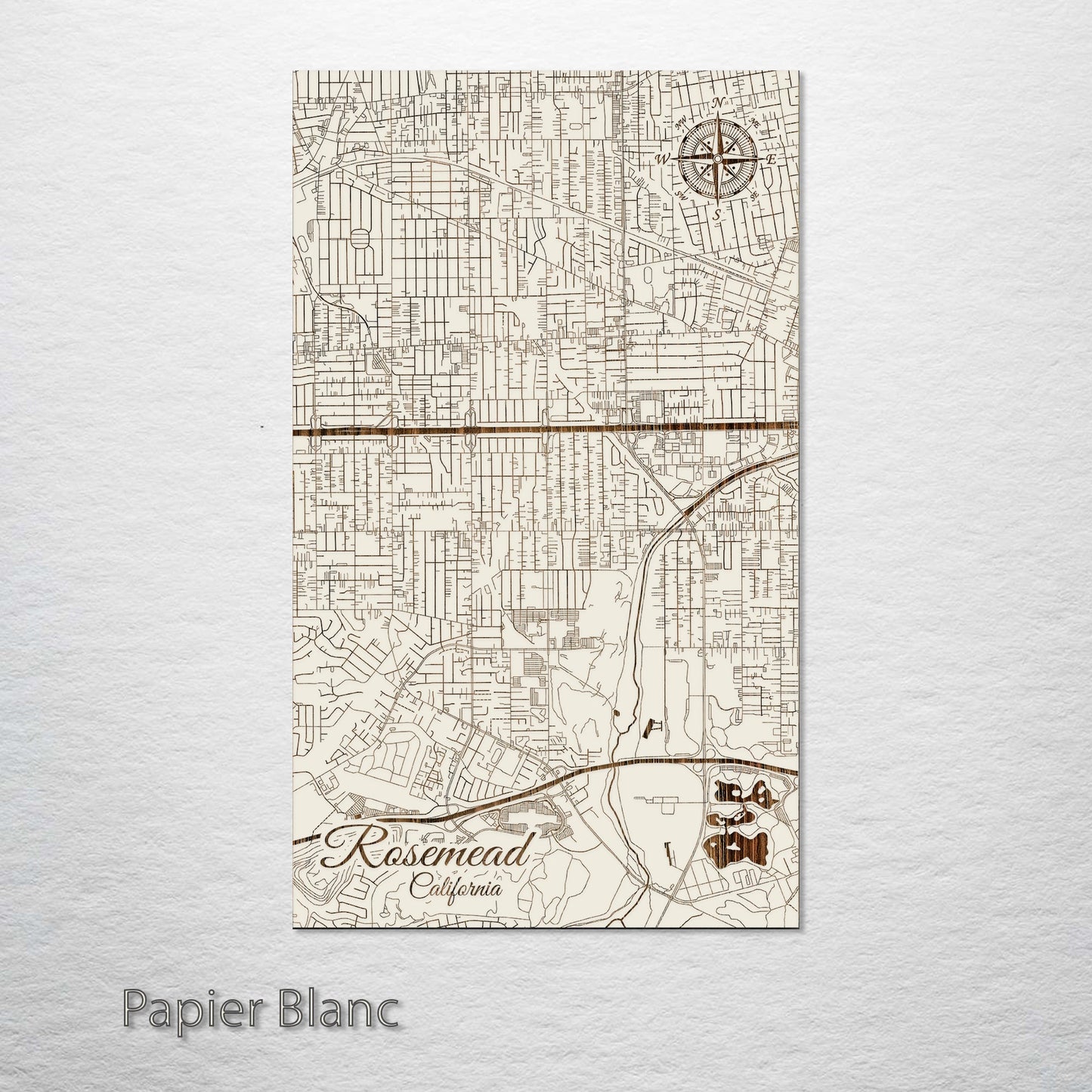 Rosemead, California Street Map