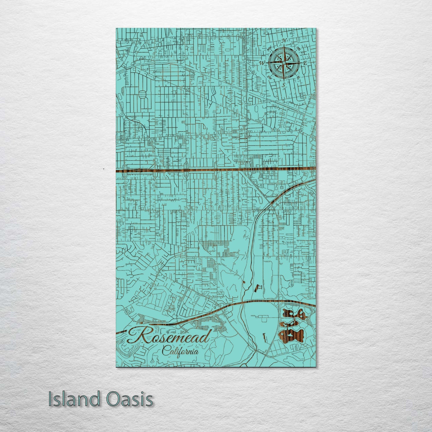 Rosemead, California Street Map