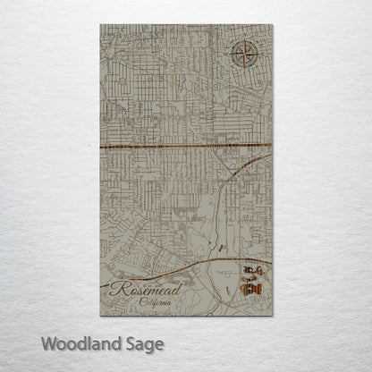 Rosemead, California Street Map