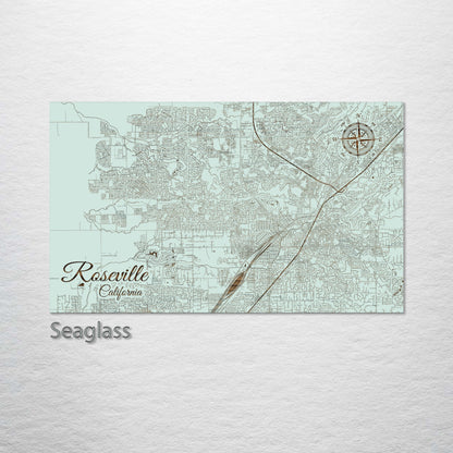 Roseville, California Street Map