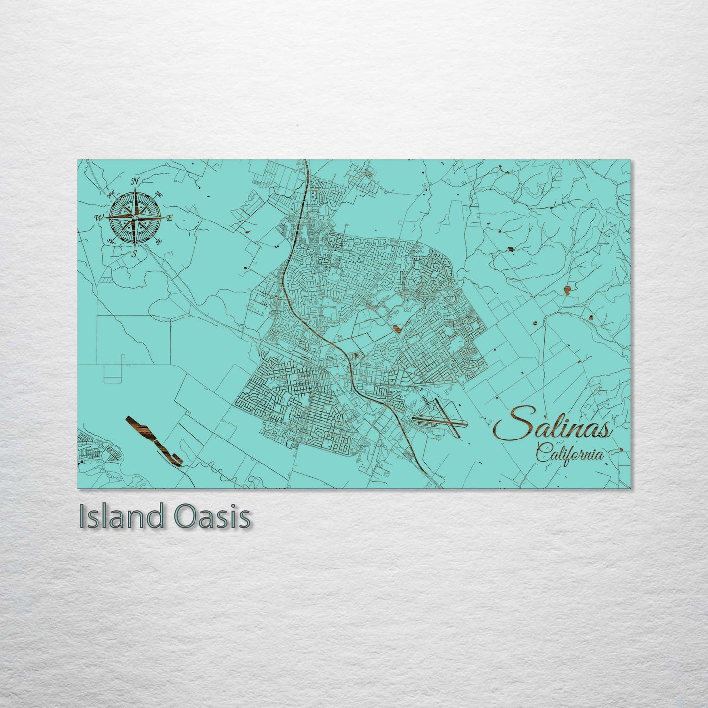 Salinas, California Street Map