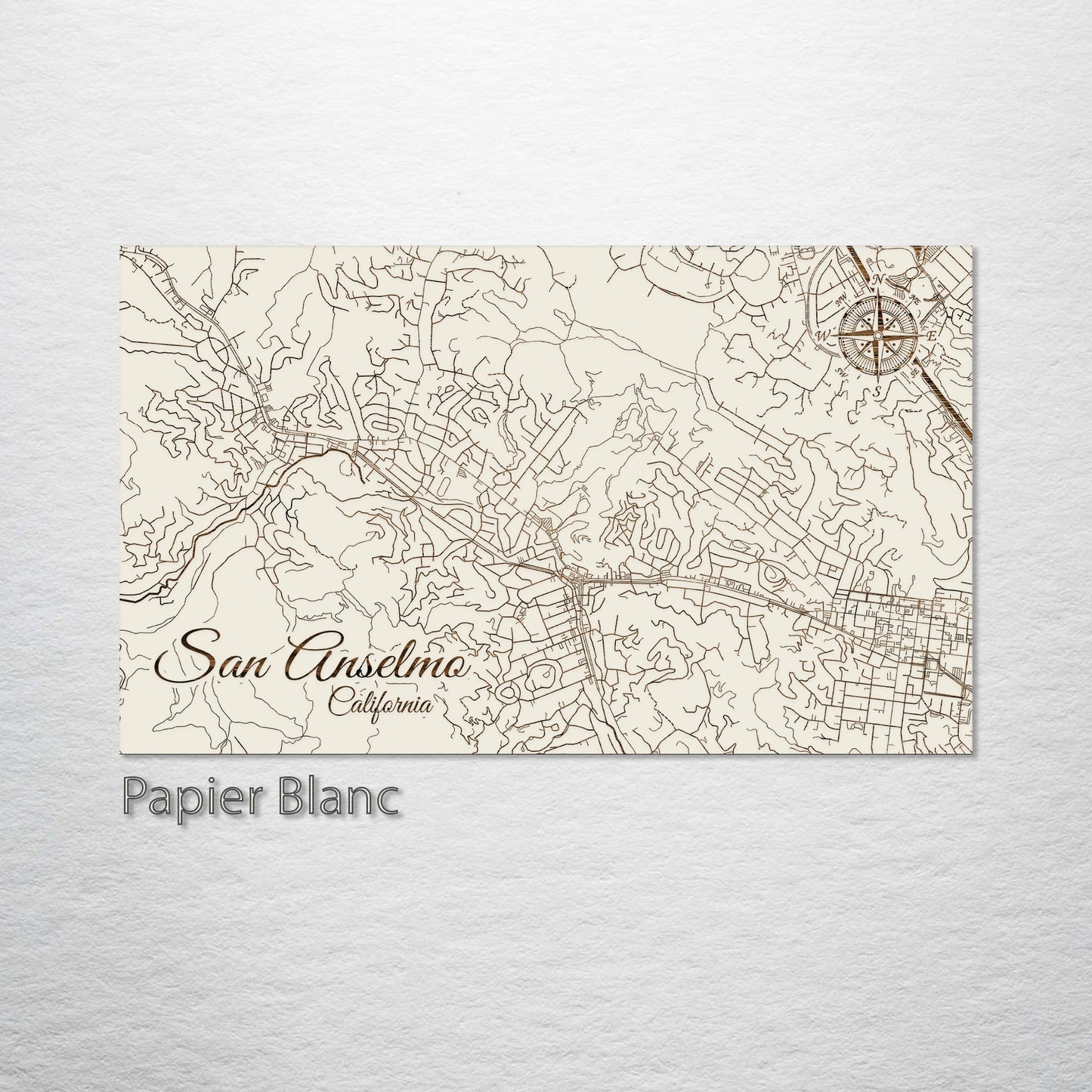 San Anselmo, California Street Map