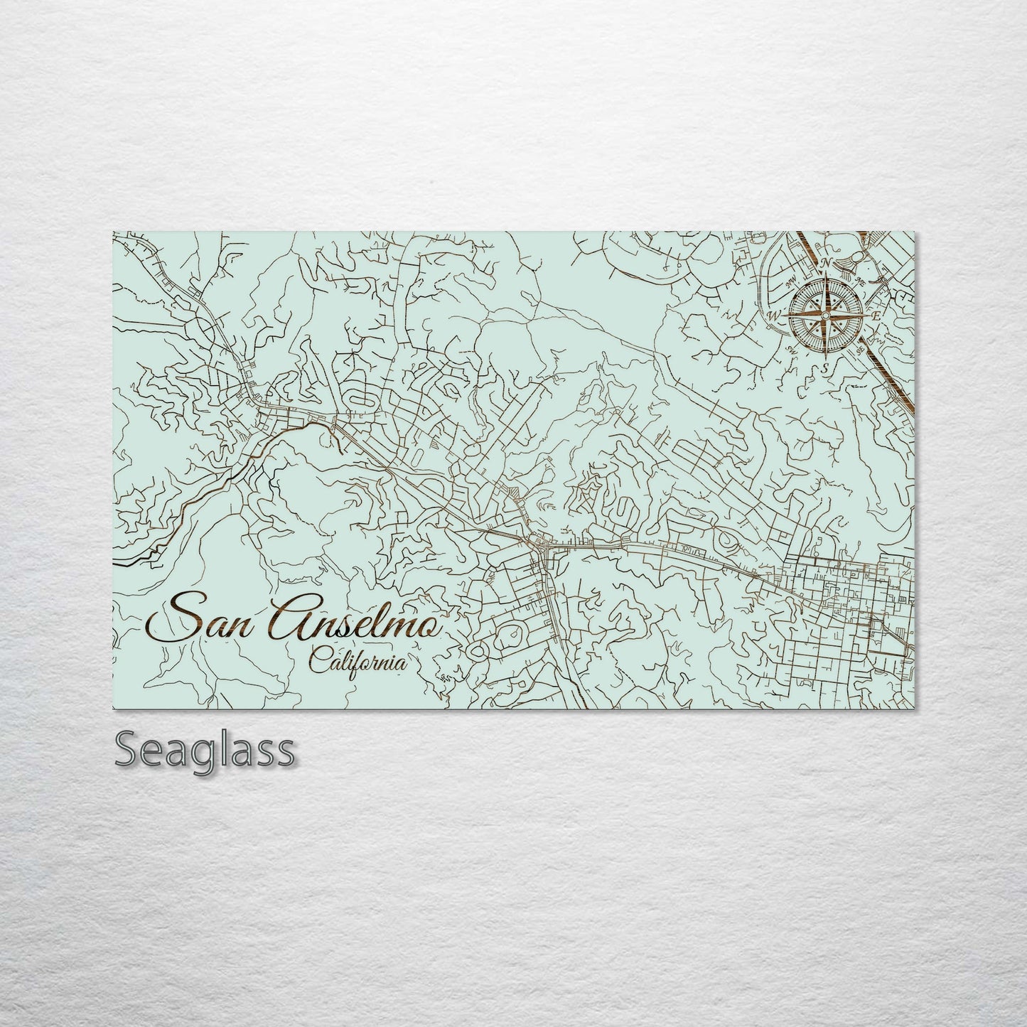 San Anselmo, California Street Map