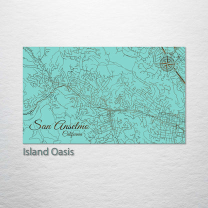 San Anselmo, California Street Map