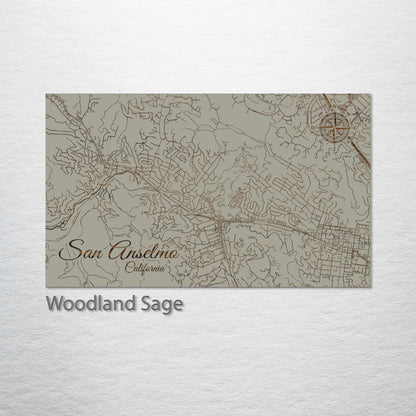 San Anselmo, California Street Map