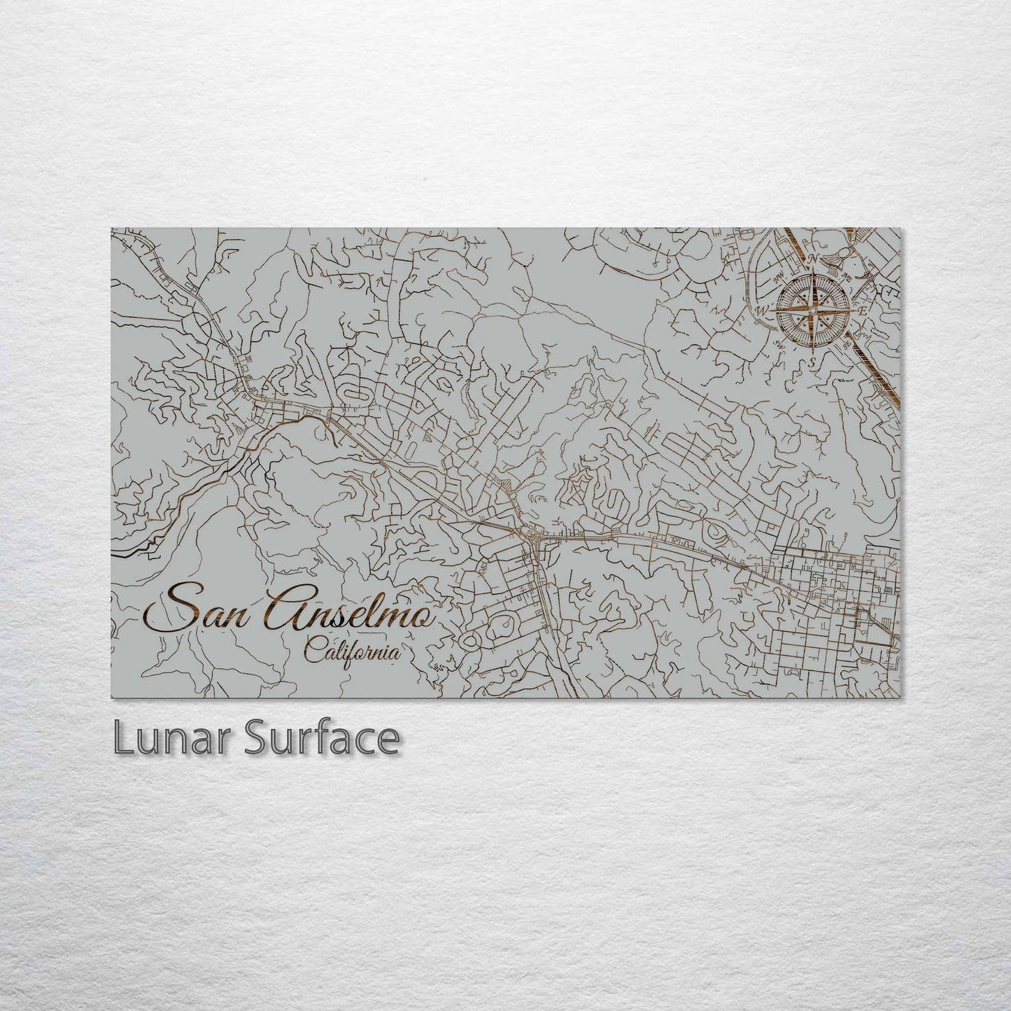 San Anselmo, California Street Map