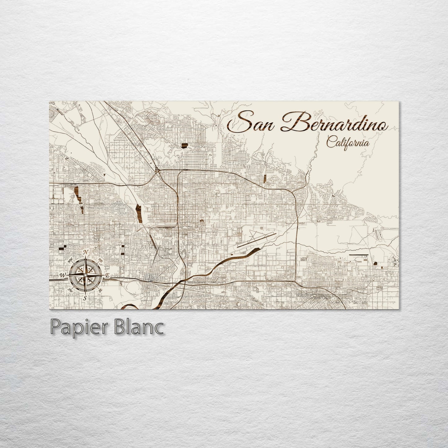 San Bernardino, California Street Map