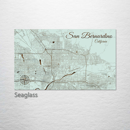 San Bernardino, California Street Map