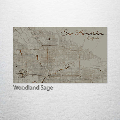 San Bernardino, California Street Map