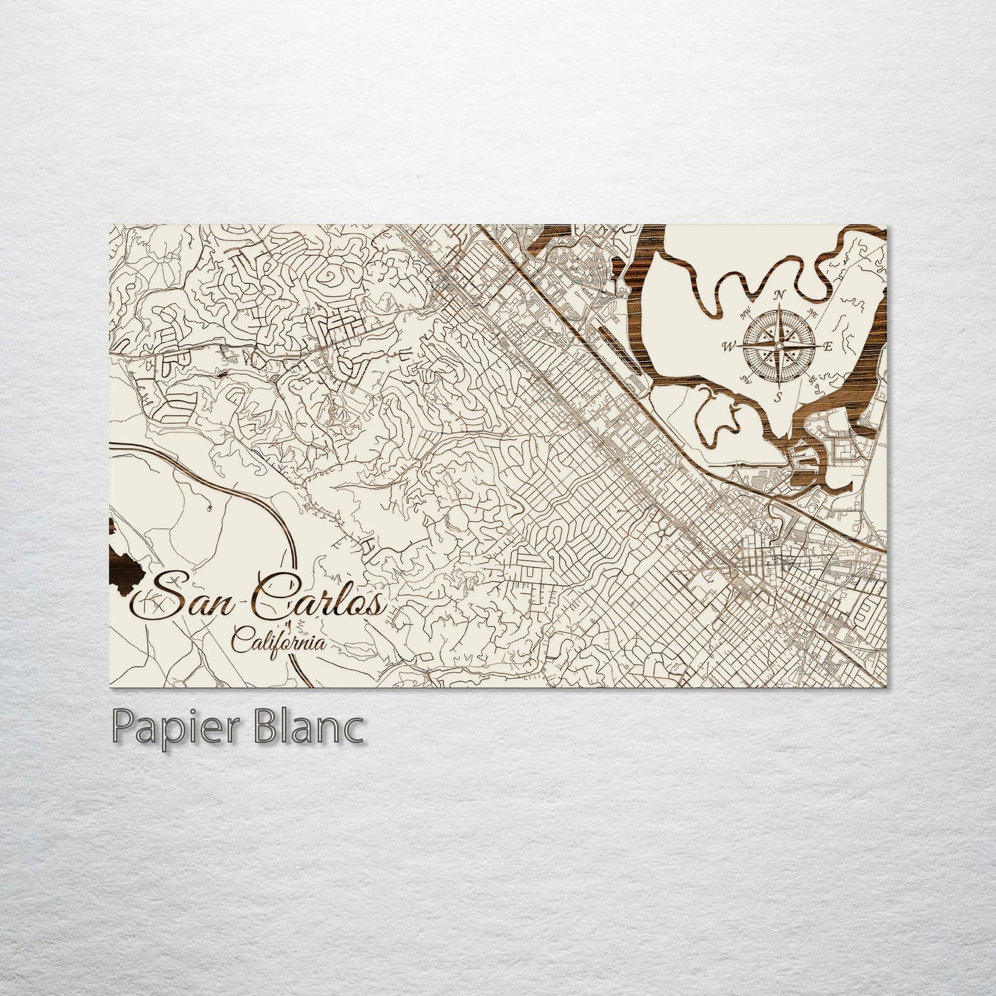 San Carlos, California Street Map