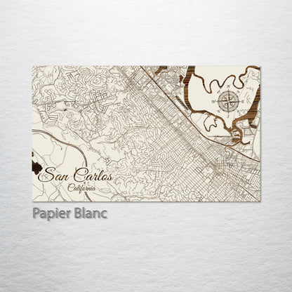 San Carlos, California Street Map