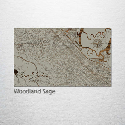 San Carlos, California Street Map