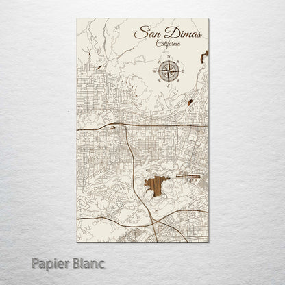 San Dimas, California Street Map