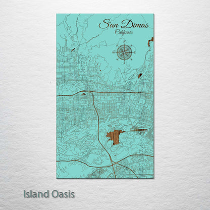 San Dimas, California Street Map