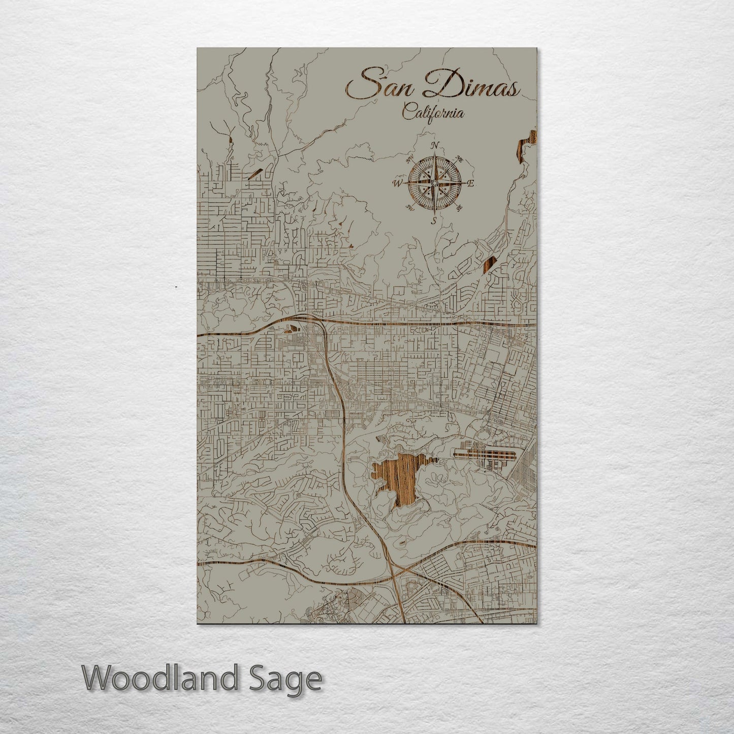 San Dimas, California Street Map