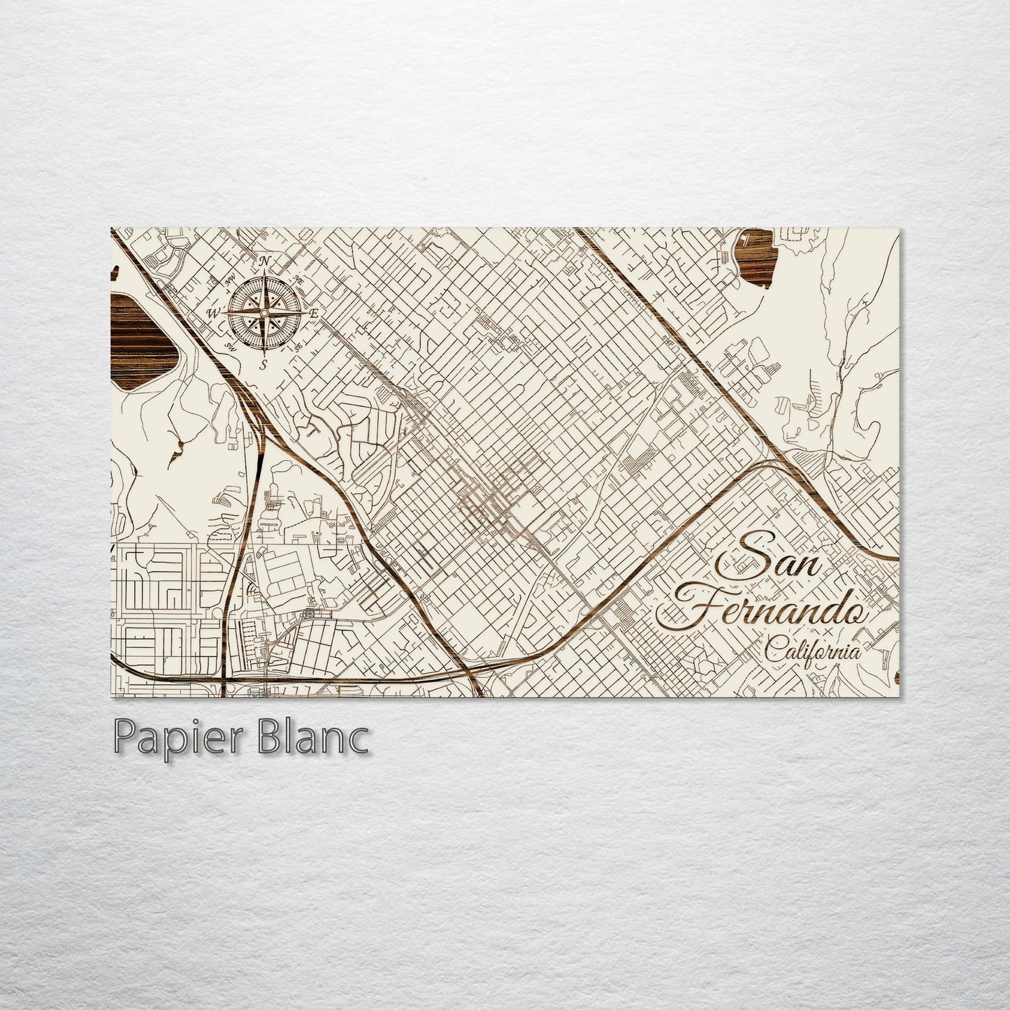 San Fernando, California Street Map