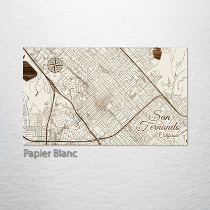 San Fernando, California Street Map