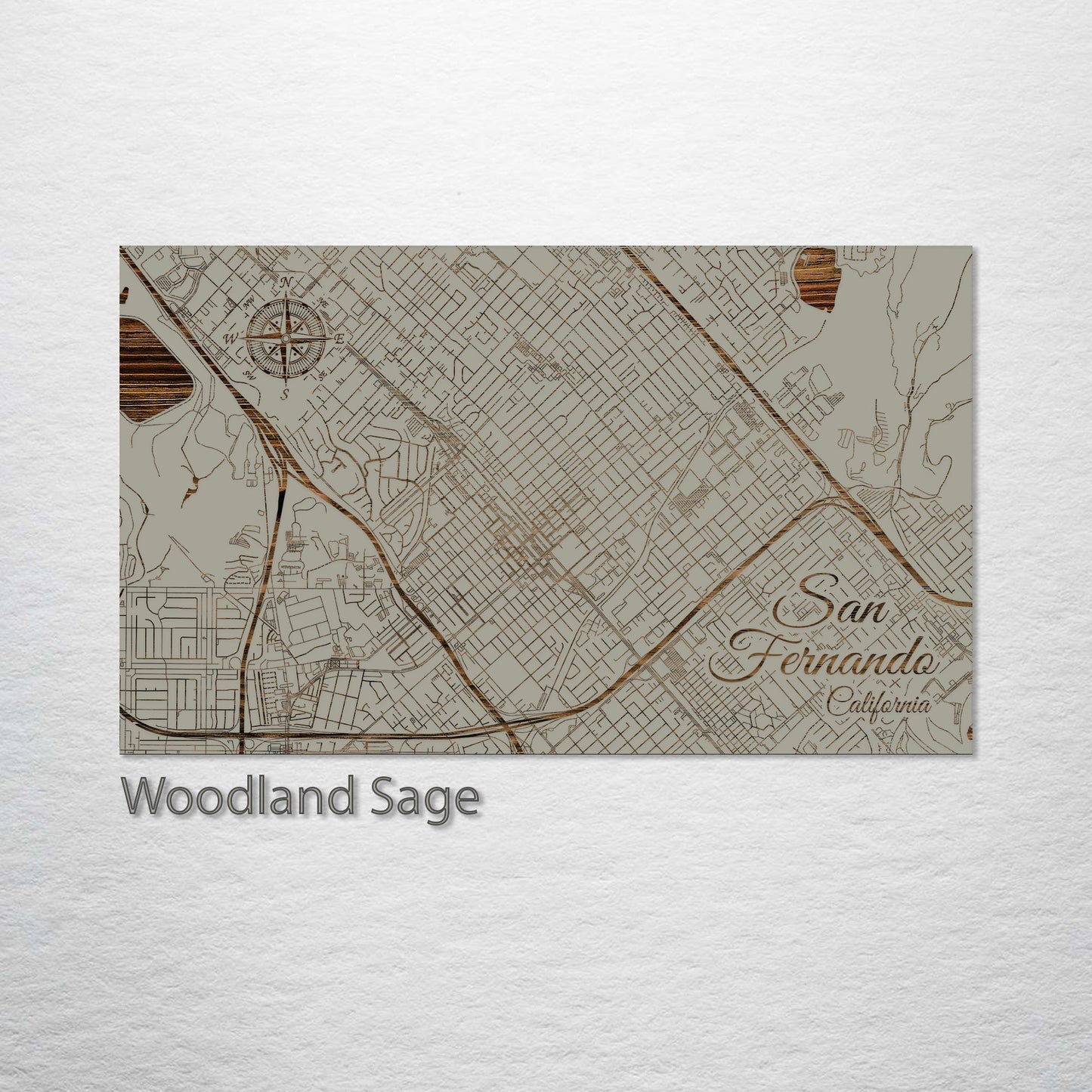 San Fernando, California Street Map