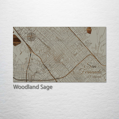 San Fernando, California Street Map