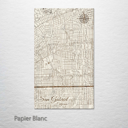 San Gabriel, California Street Map