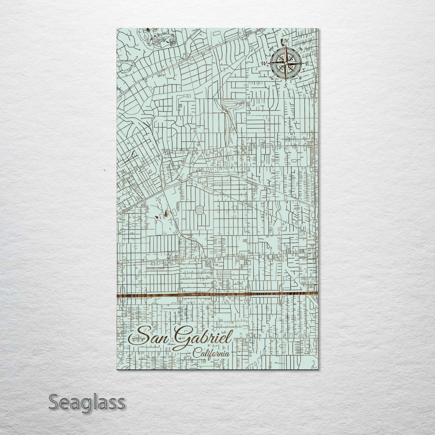 San Gabriel, California Street Map