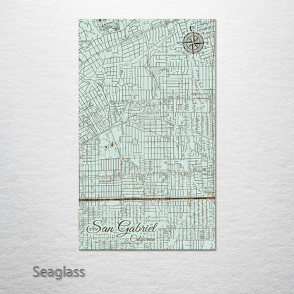 San Gabriel, California Street Map