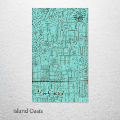 San Gabriel, California Street Map