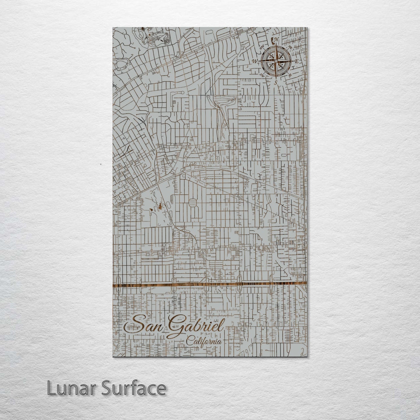 San Gabriel, California Street Map