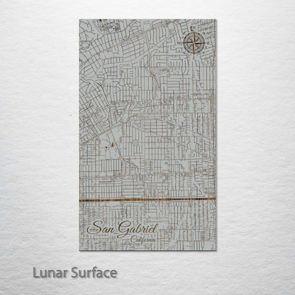 San Gabriel, California Street Map