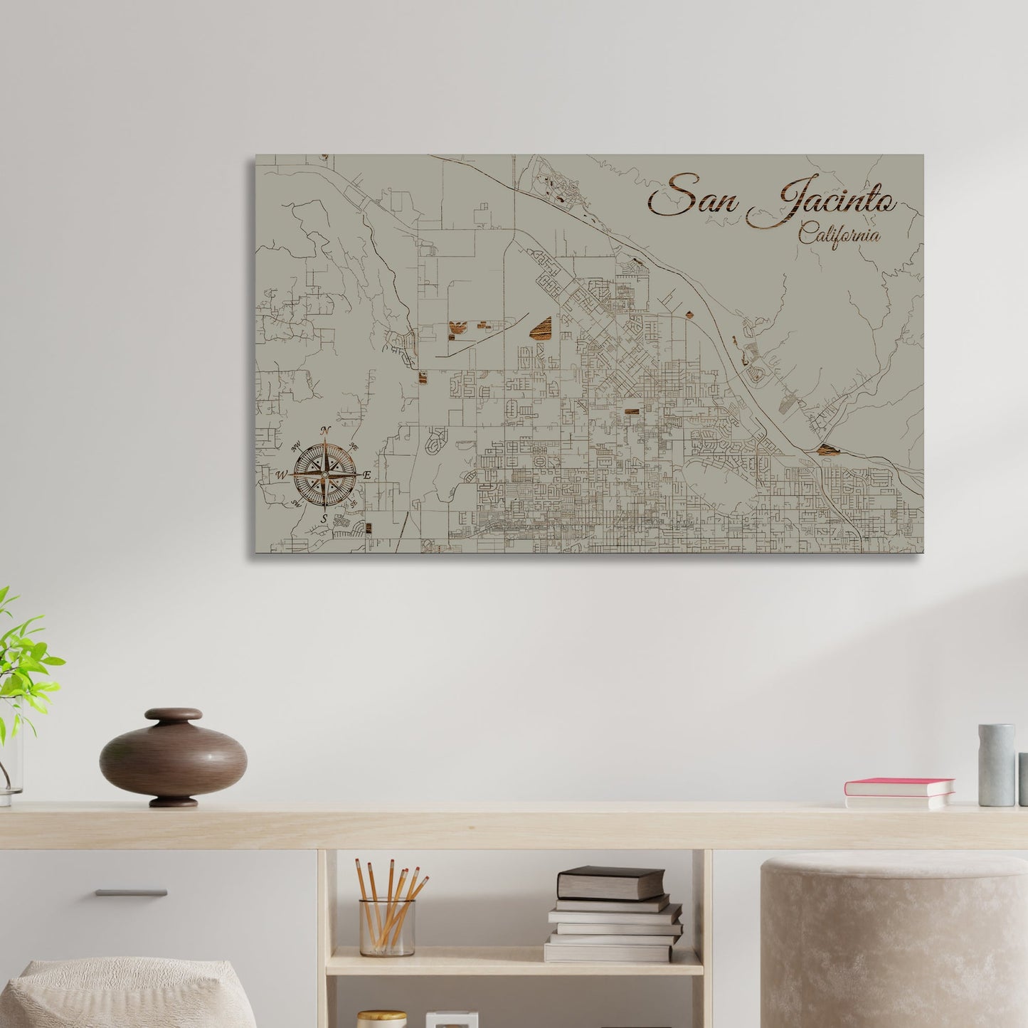 San Jacinto, California Street Map