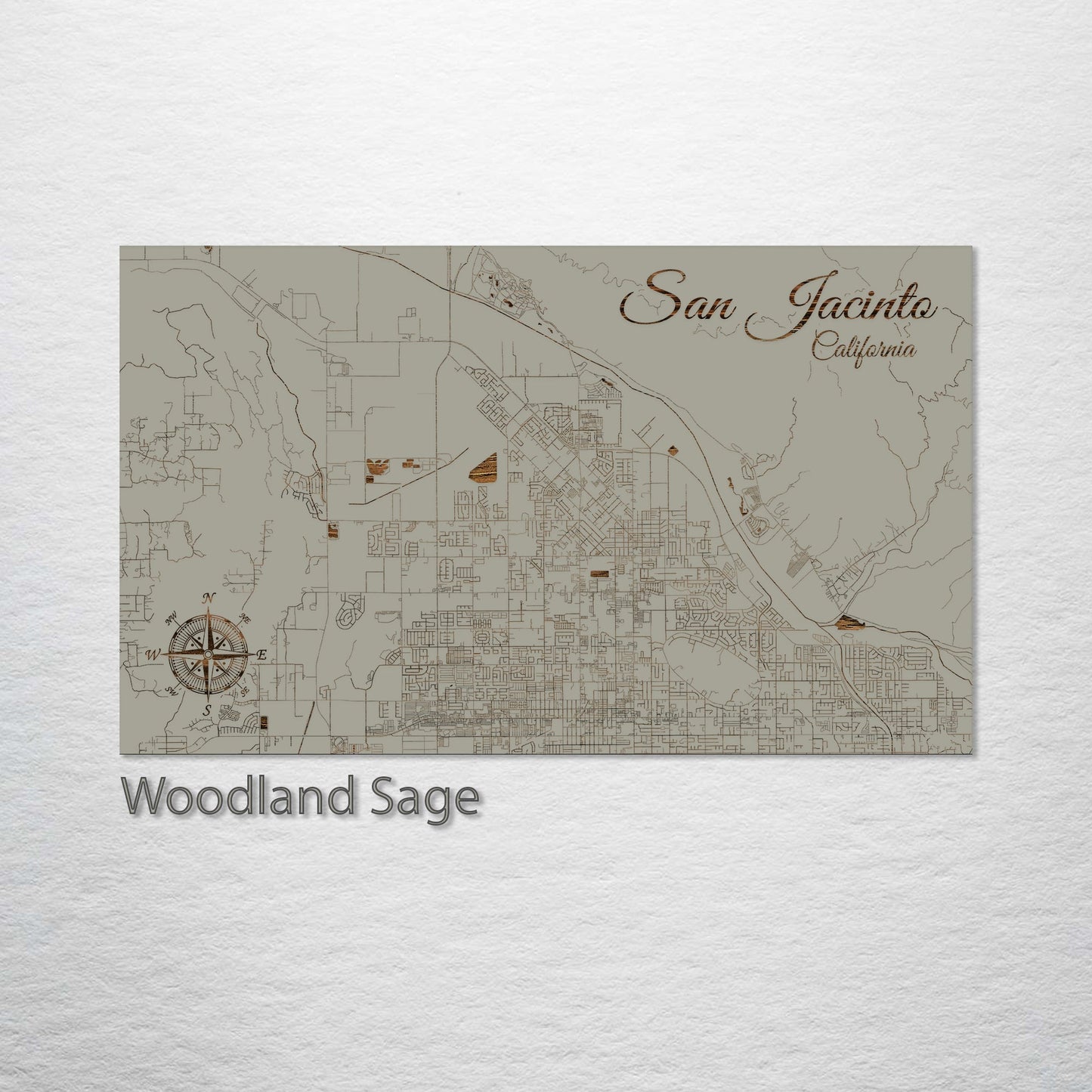 San Jacinto, California Street Map