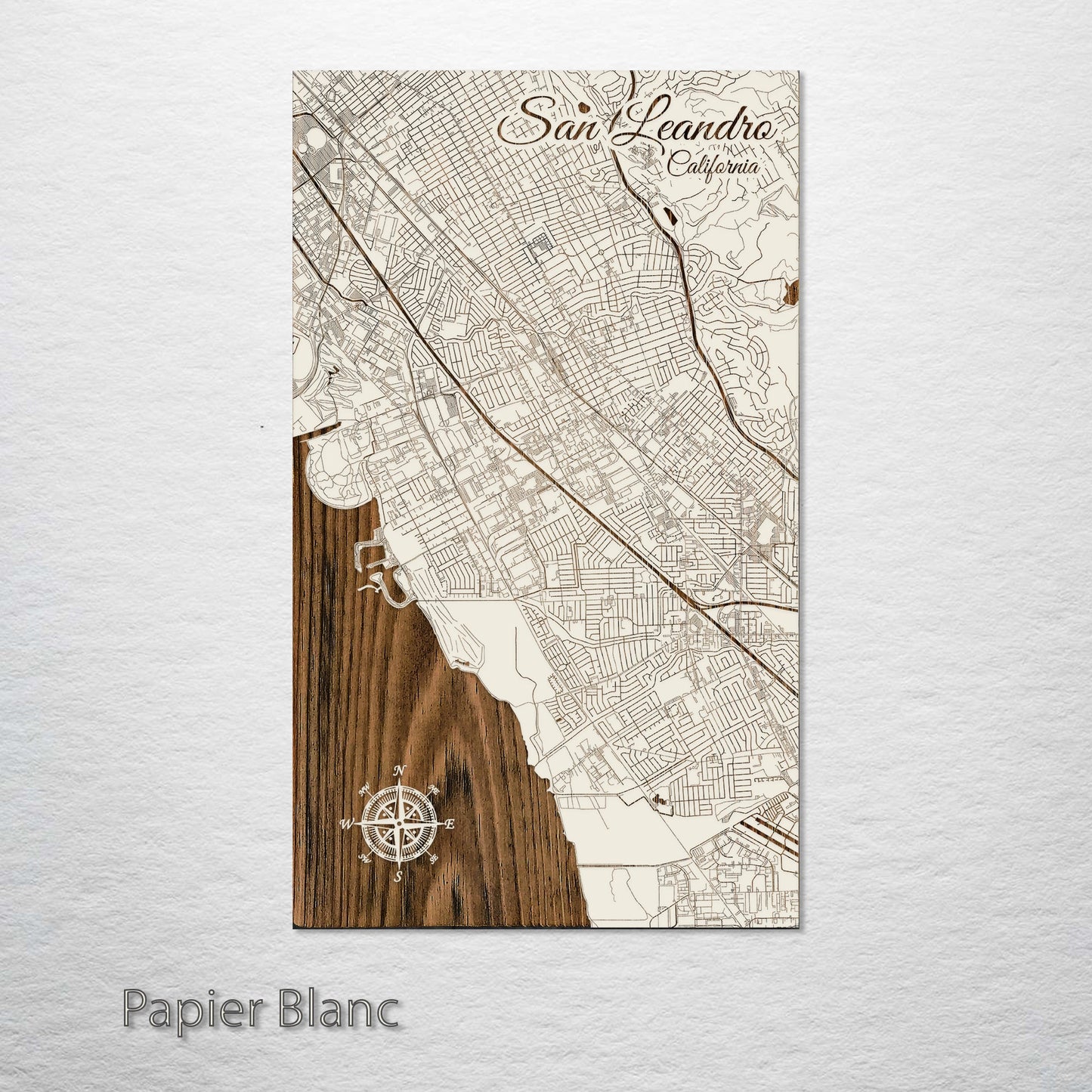 San Leandro, California Street Map