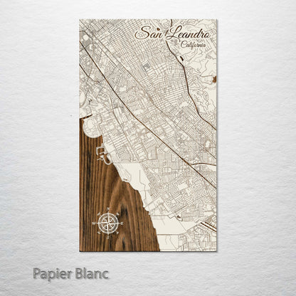 San Leandro, California Street Map