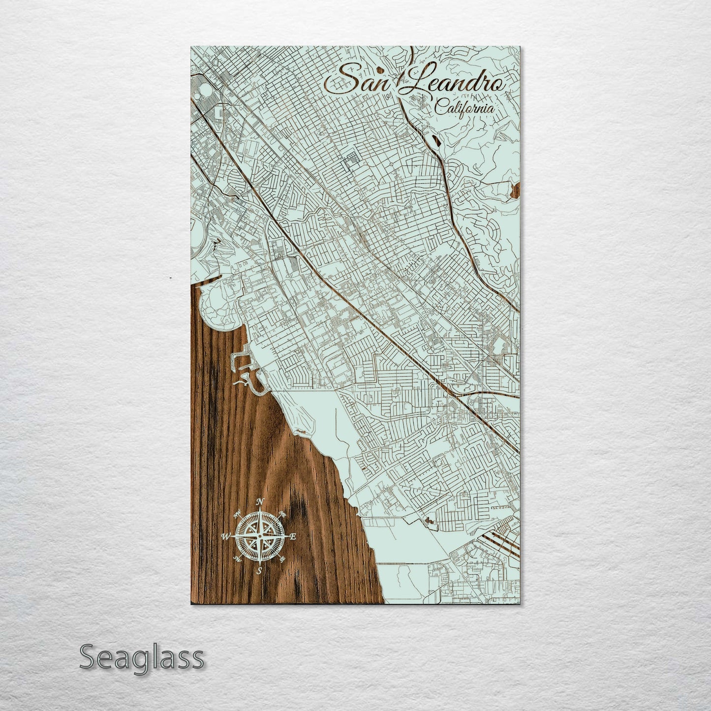 San Leandro, California Street Map