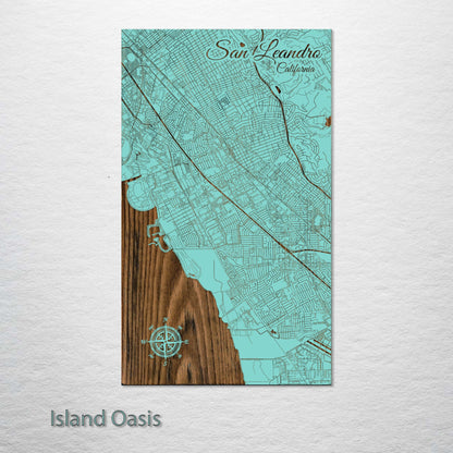 San Leandro, California Street Map