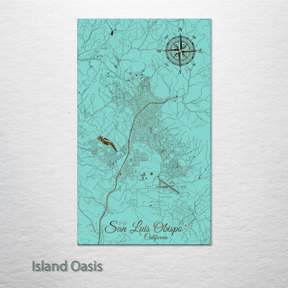 San Luis Obispo, California Street Map