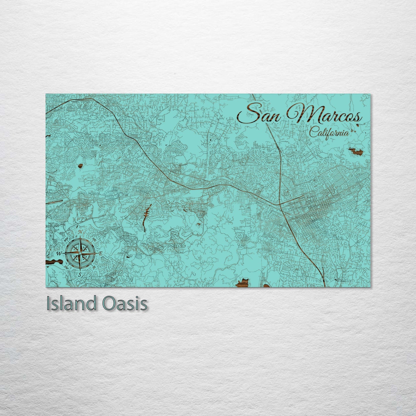 San Marcos, California Street Map