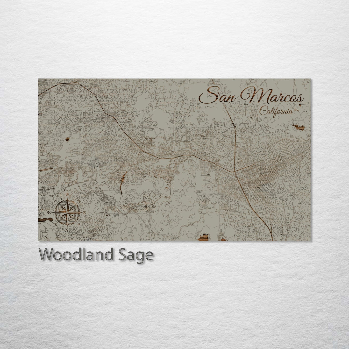 San Marcos, California Street Map