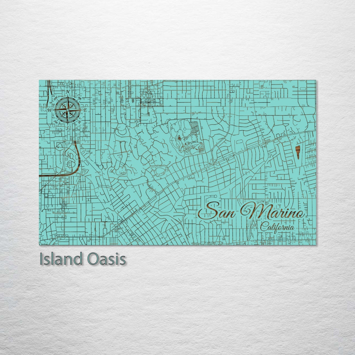 San Marino, California Street Map